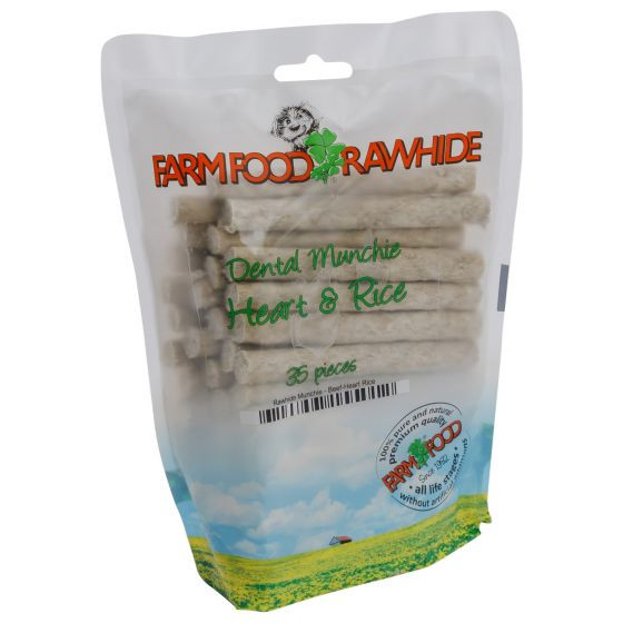 Rawhide Munchie hart (35 pc)